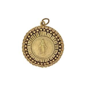 VIRGINS SAINTS & ANGELS VSA Disco Virgin Charm in Gold